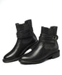 Round Toe Martin Boots